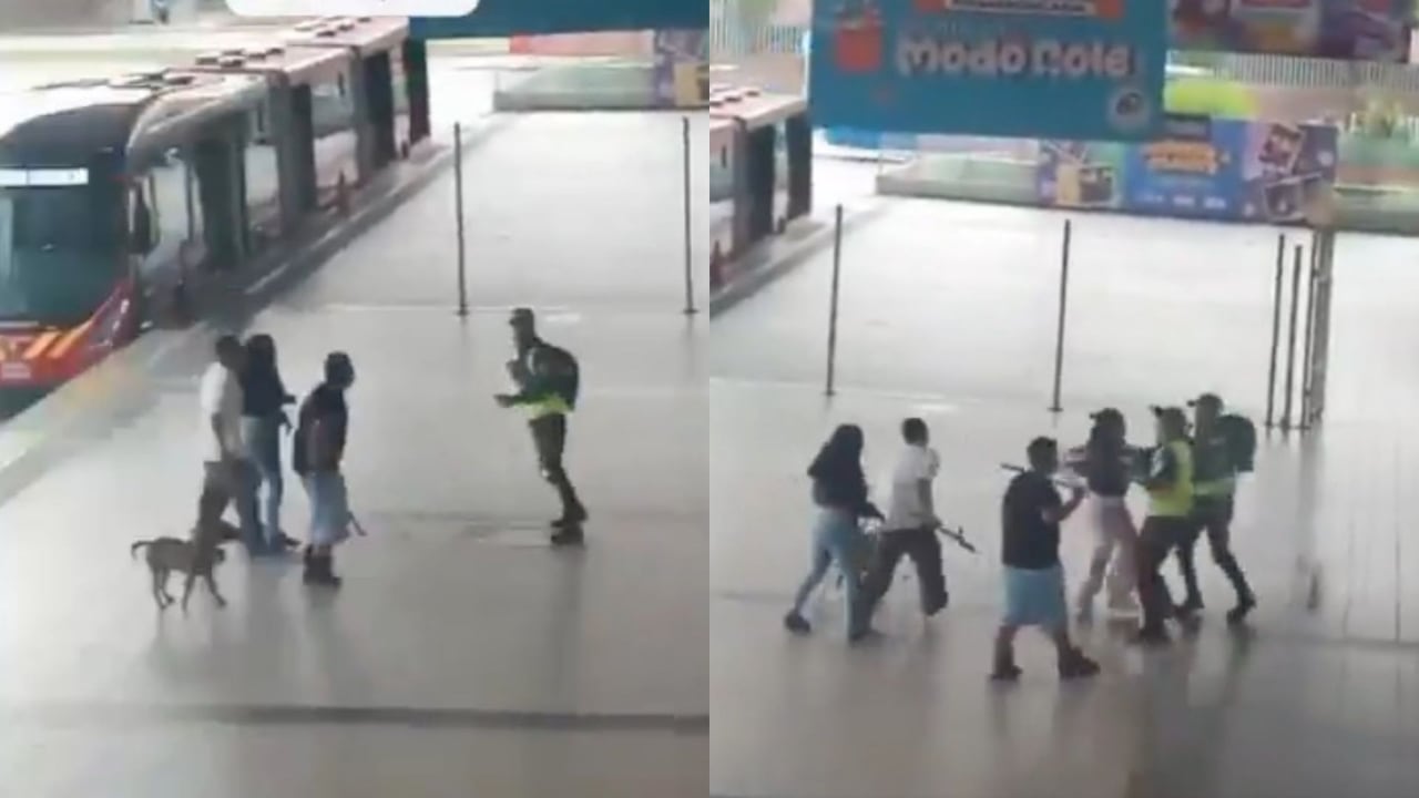 El incidente se registró cuando el guardia reclamó a personas que ingresaron sin pagar pasaje.