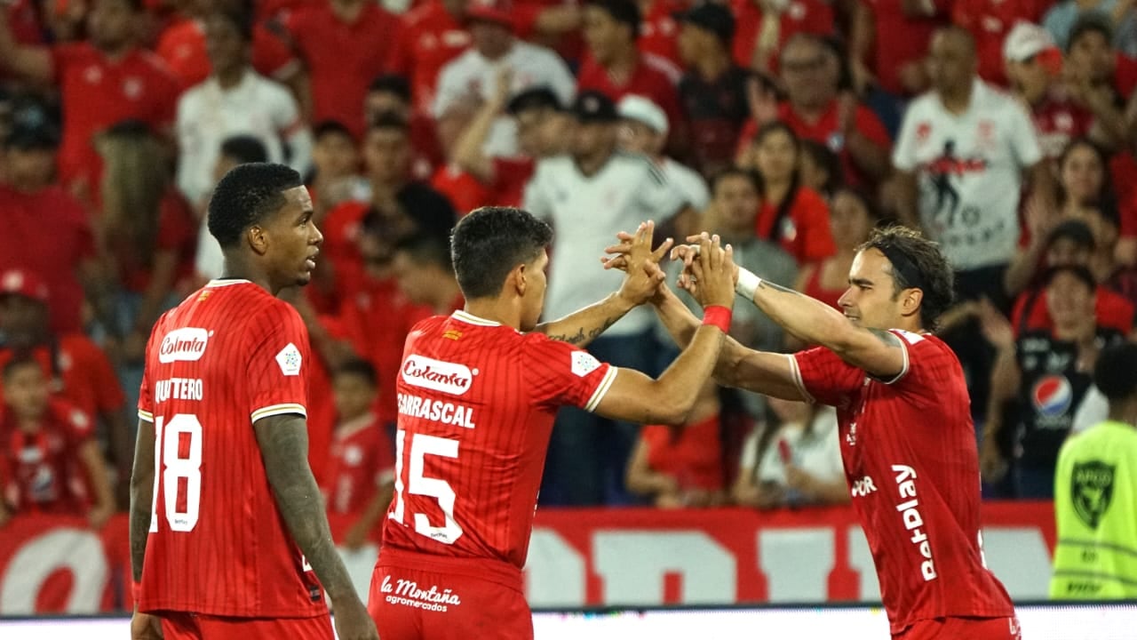 Imagen del partido entre América de Cali y Atlético Nacional por la fecha 4 del segundo de la Liga Colombiana 2026.