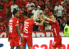 Imagen del partido entre América de Cali y Atlético Nacional por la fecha 4 del segundo de la Liga Colombiana 2026.