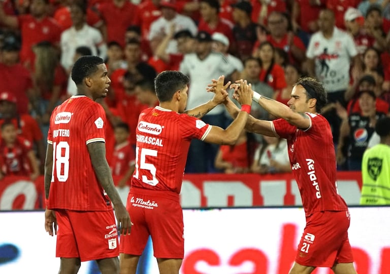 Imagen del partido entre América de Cali y Atlético Nacional por la fecha 4 del segundo de la Liga Colombiana 2026.