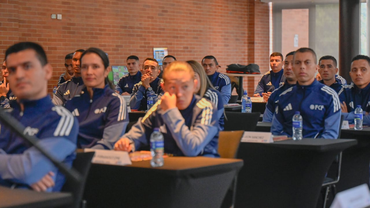 Los árbitros del fútbol colombiano se encuentran realizando su pretemporada en Bogotá.