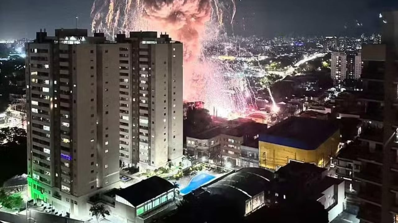 Una explosión sacudió a Tatuapé, en la zona este de São Paulo, Brasil.