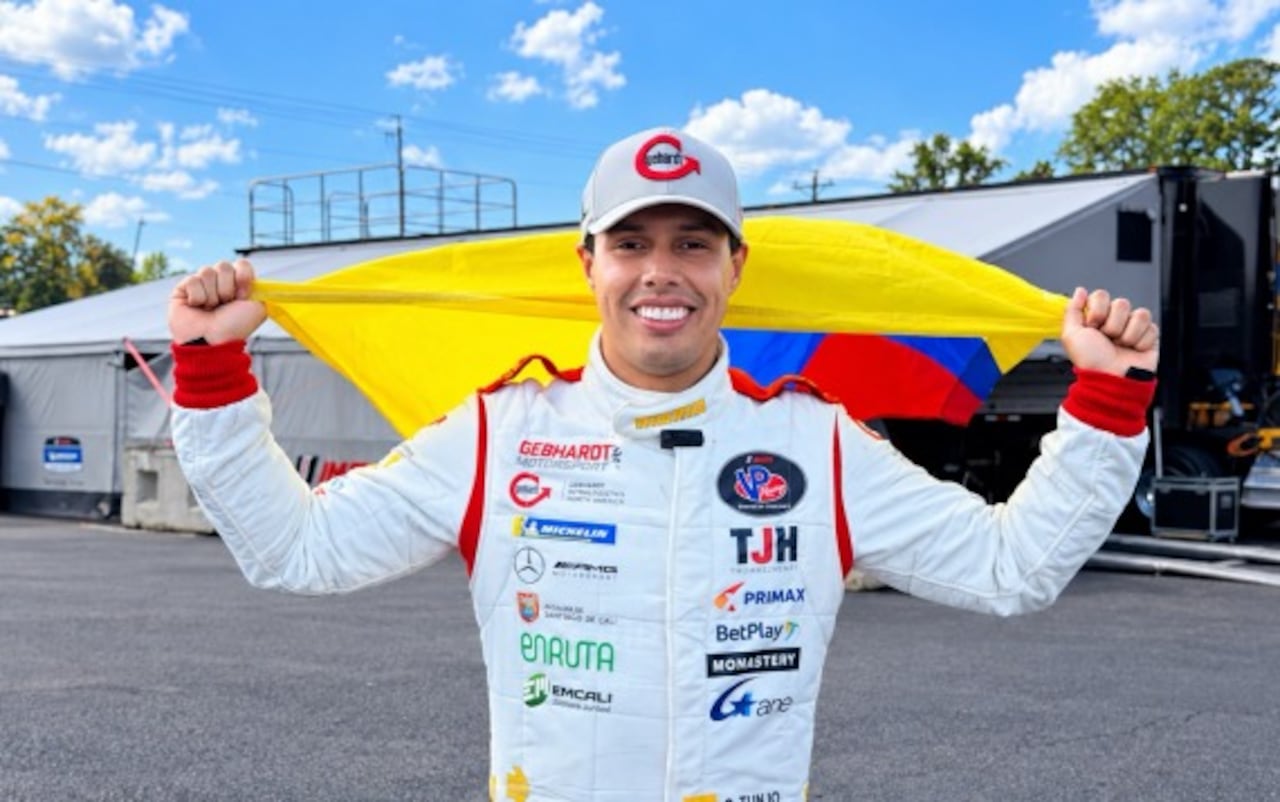 Óscar Tunjo, piloto colombiano