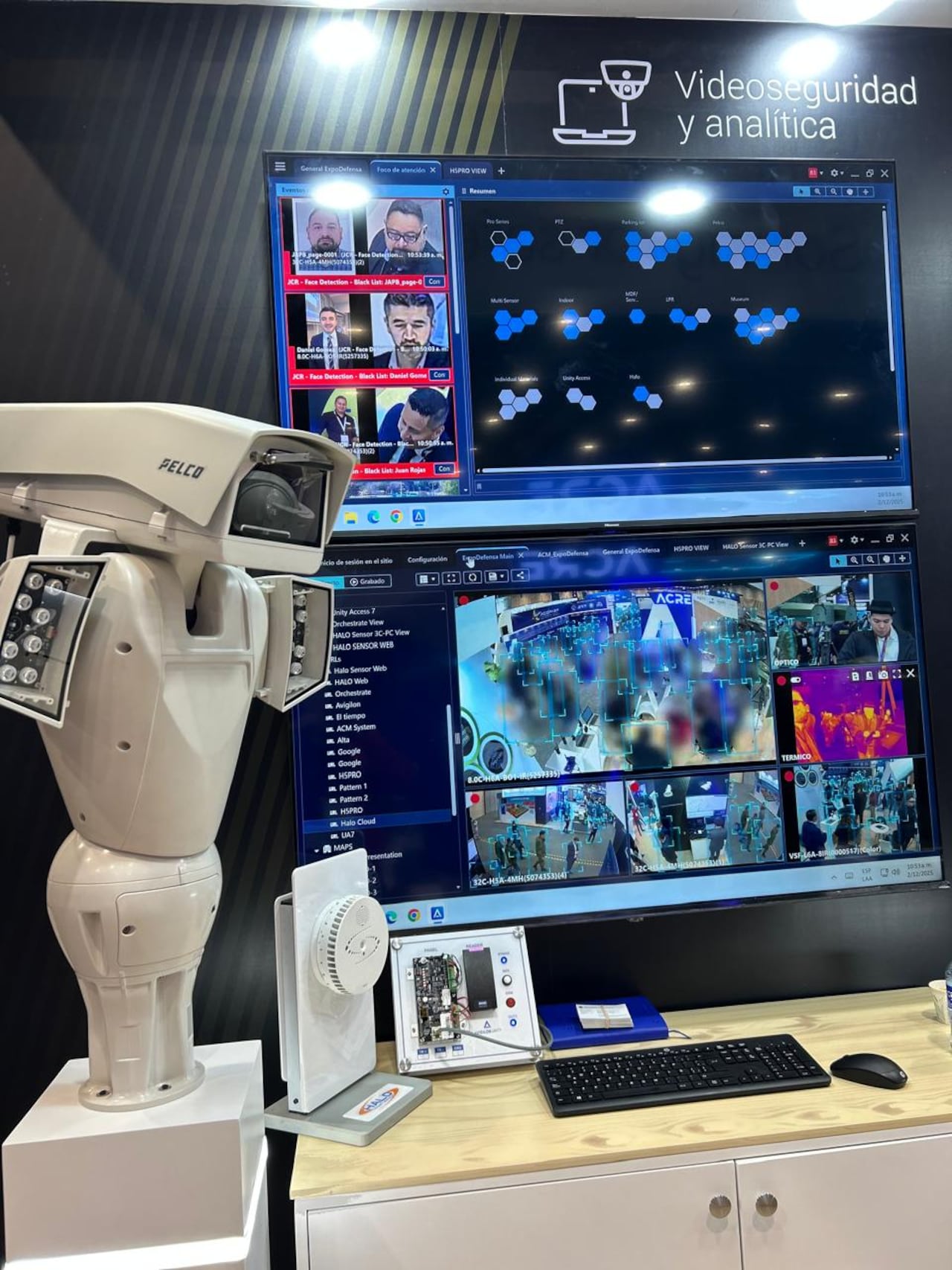 Estas son las cámaras que presentó Motorola Solutions en su stand en el marco de Expodefensa 2025.