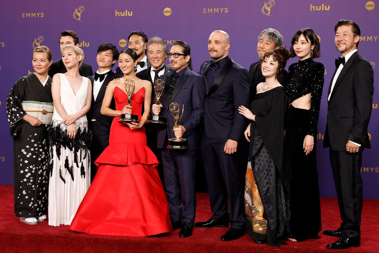 "Shogun", la historia de dinastías en guerra en el Japón feudal, terminó la noche con un total de 18 estatuillas, una cifra récord.