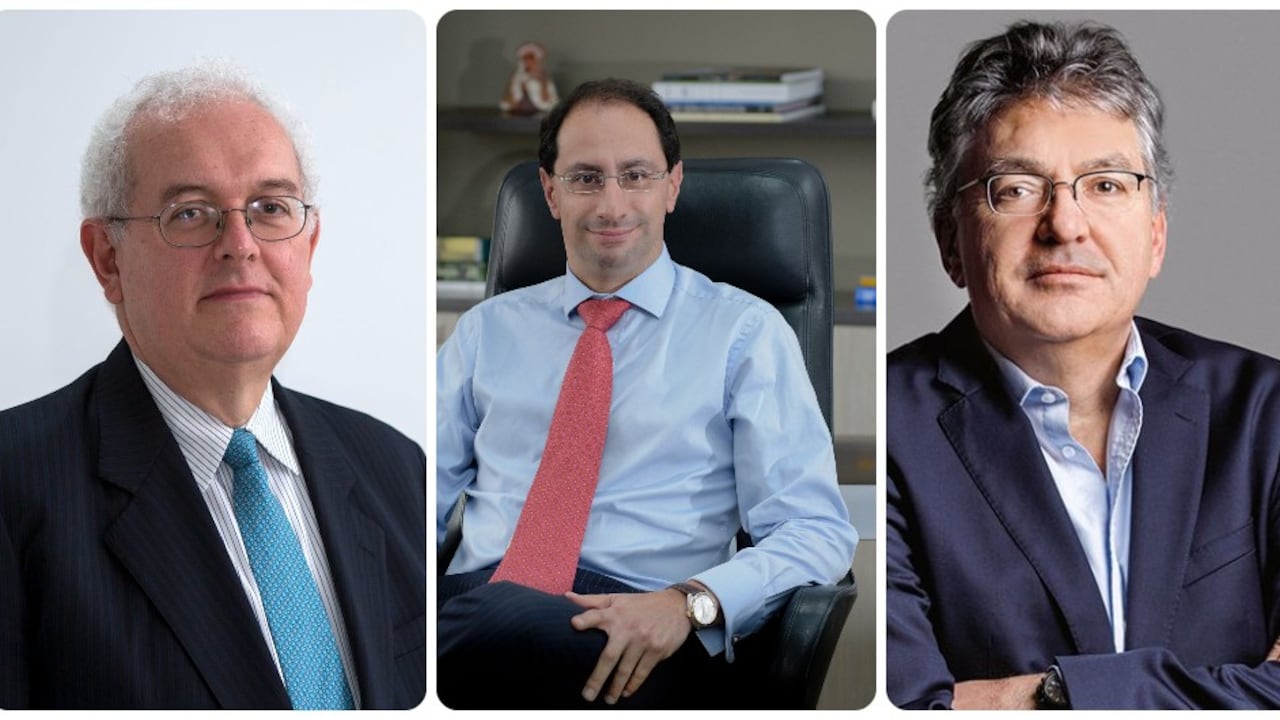 José Antonio Ocampo, José Manuel Restrepo y Mauricio Cárdenas, exministros de Hacienda