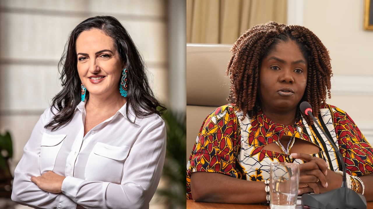 María Fernanda Cabal y Francia Márquez.