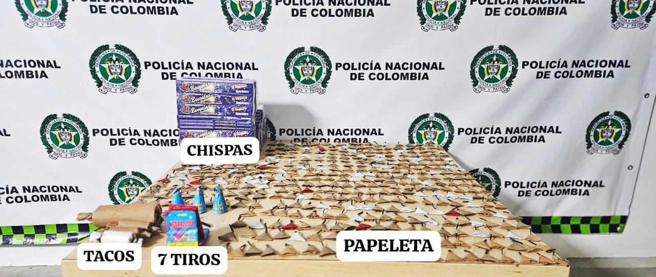 Policía logró la incautación de pólvora en el Darién.