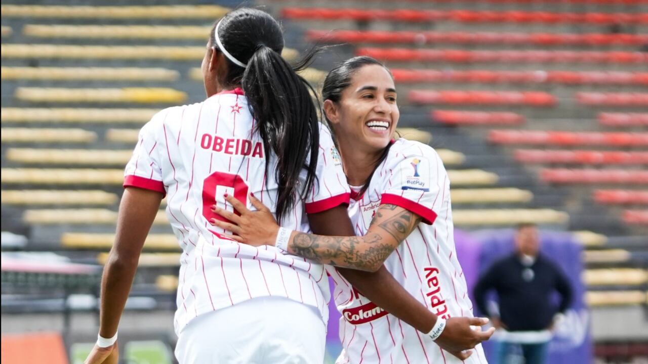 Imagen del partido de la fecha 16 de la Liga Femenina 2026, entre América de Cali e Independiente Medellín.