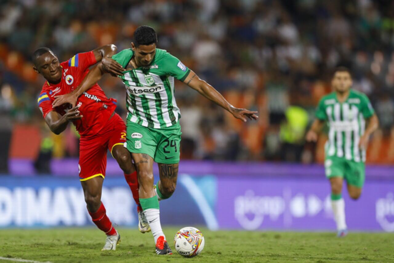 Imagen del partido entre Nacional y Pasto por la fecha 13 de la Liga BetPlay 2024-l.