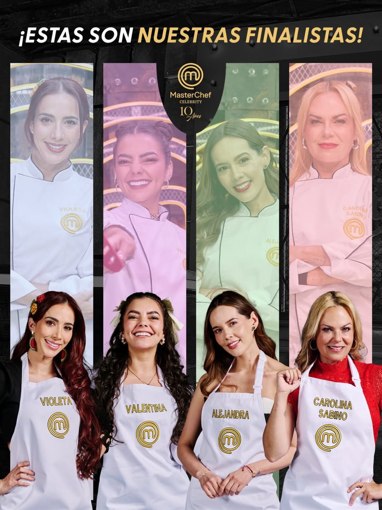 Estas son las cuatro finalistas de Masterchef.