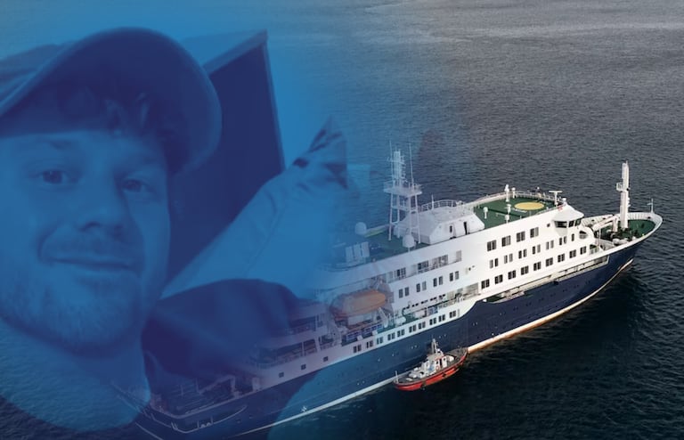 Jake Rosmarin compartió videos desde su habitación de aislamiento tras el brote que dejó muertos y contagios dentro del crucero.