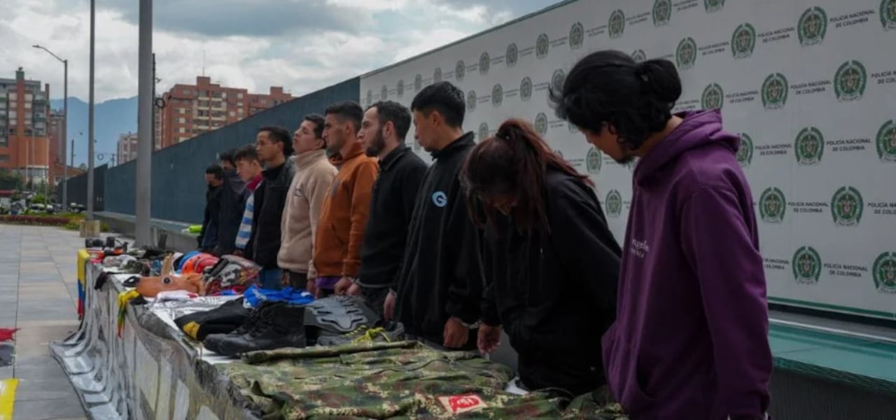 Captura de once personas pertenecientes a la primera Línea en Bogotá