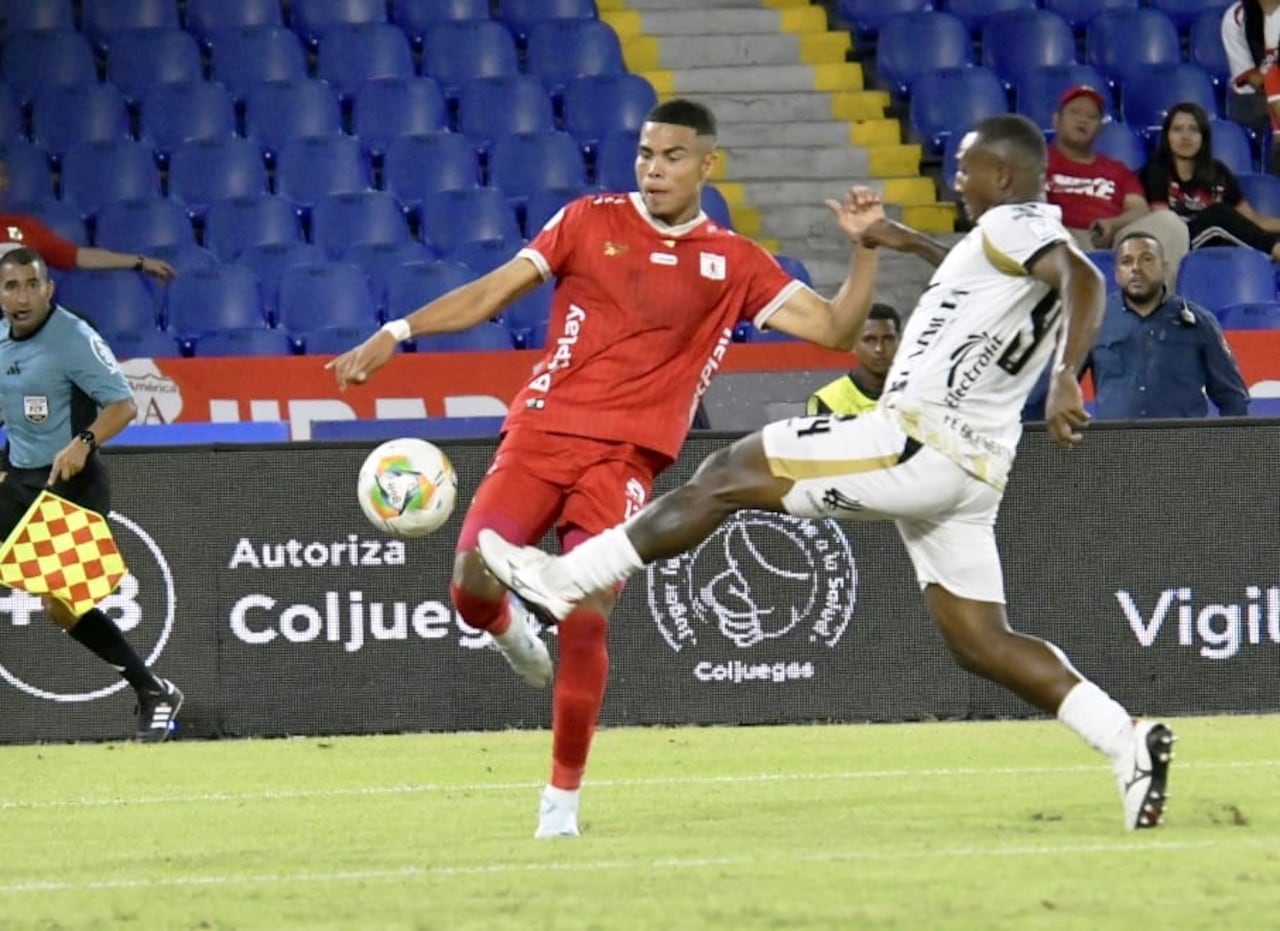 Imagen del partido entre América de Cali y Llaneros de Villavicencio por la fecha 13 del primer semestre de la Liga Colombiana 2026.