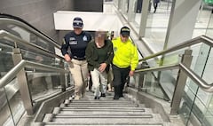 La Policía materializó la extradición de Peter Kharouta cuando llegó al Aeropuerto Internacional El Dorado.