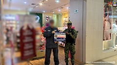 El CTI de la Fiscalía y el Ejército Nacional en una de las sedes de Lili Pink que fue objeto de extinción de dominio