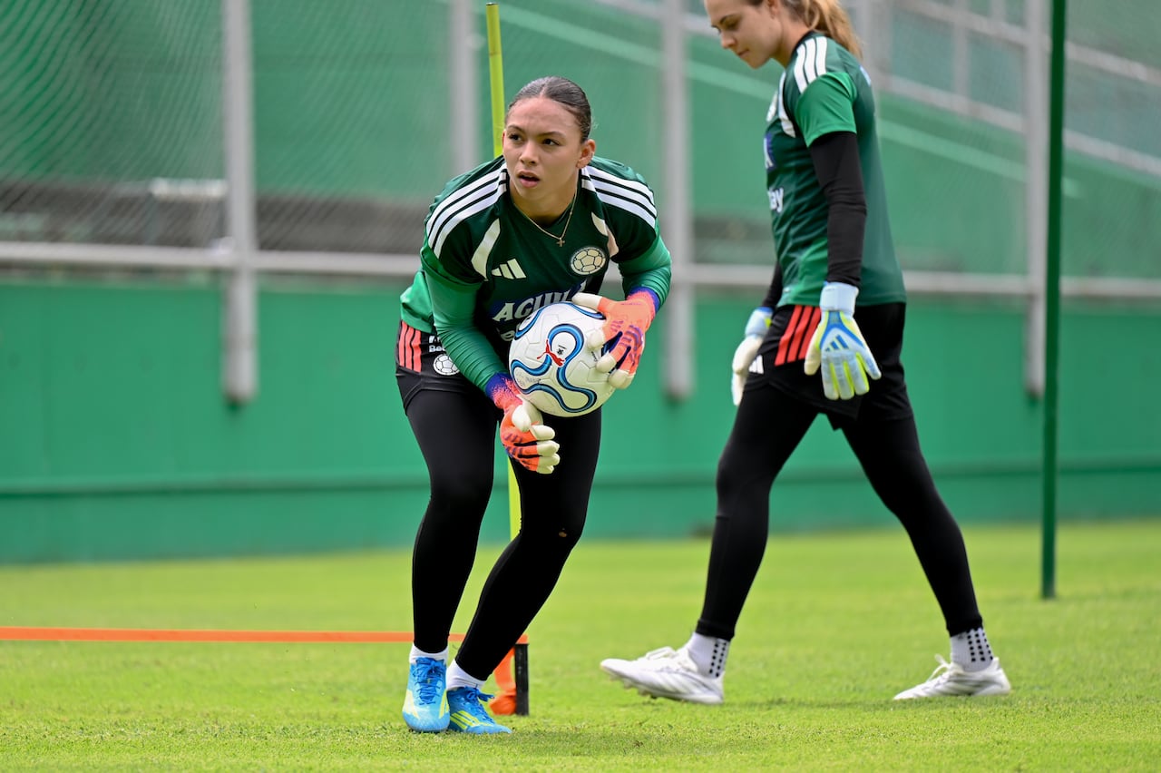 Entrenamiento de la Selección Colombia Femenina previo a la fecha 8 de la Liga de Naciones de la Conmebol.