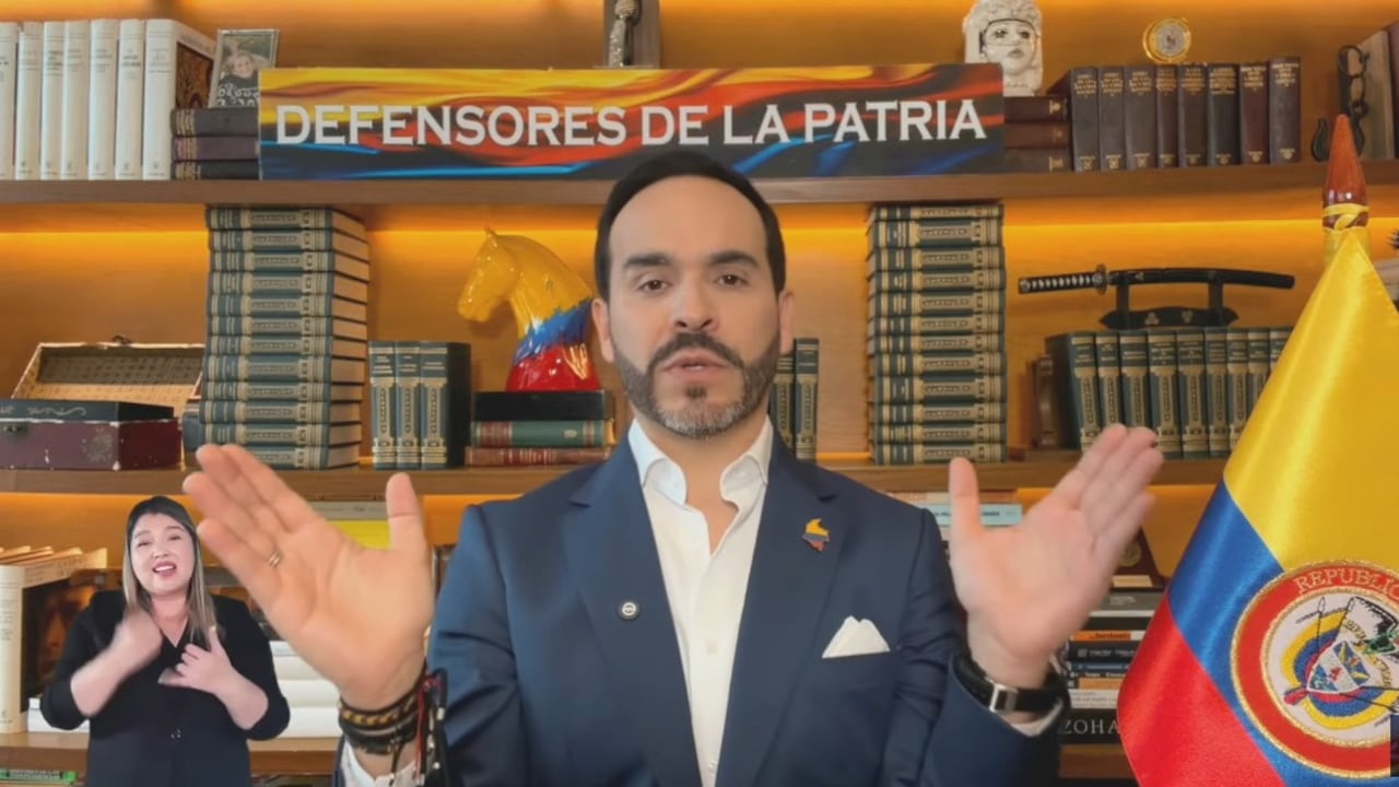 Abelardo de la Espriella durante sus declaraciones de este 2 de agosto.