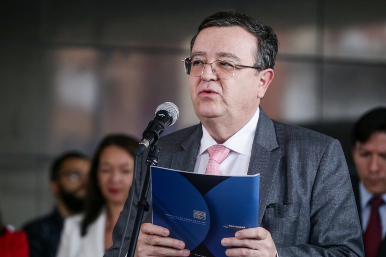 El presidente de la JEP, Alejandro Ramelli.