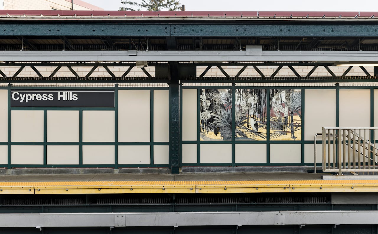 Selva Adentro, la pieza con la que Arocha logró que los pasajeros del metro de Brooklyn se detengan en medio de la prisa cotidiana.