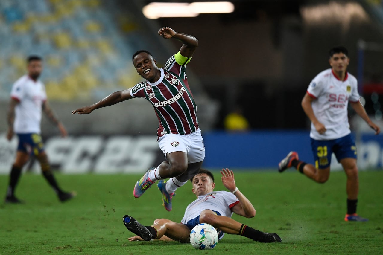 Fluminense Vs. Unión Española Copa Sudamericana.