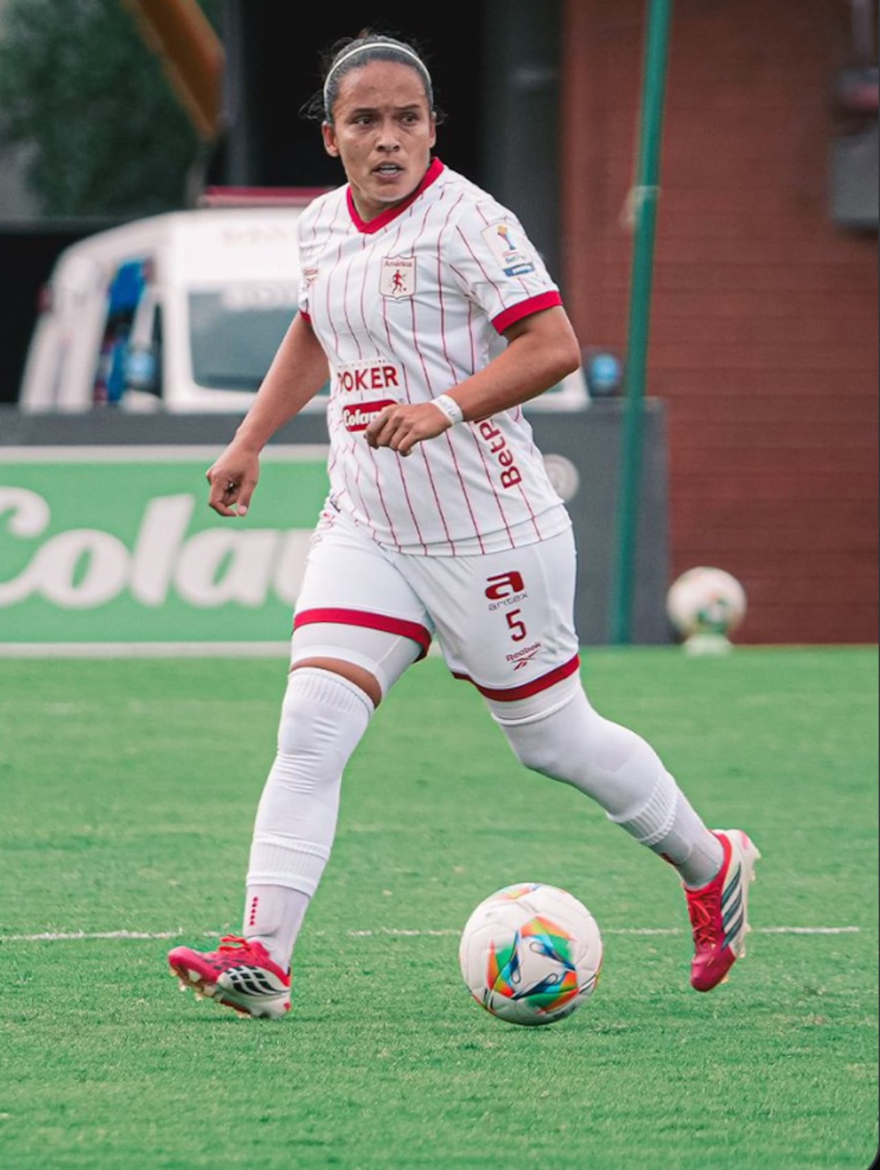 Imagen del partido de la fecha 16 de la Liga Femenina 2026, entre América de Cali e Independiente Medellín.