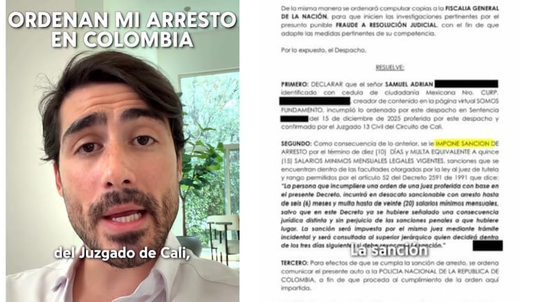 Samuel Adrián fue arrestado en El Dorado por orden judicial relacionada con documental