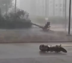 Fuertes lluvias en Cali