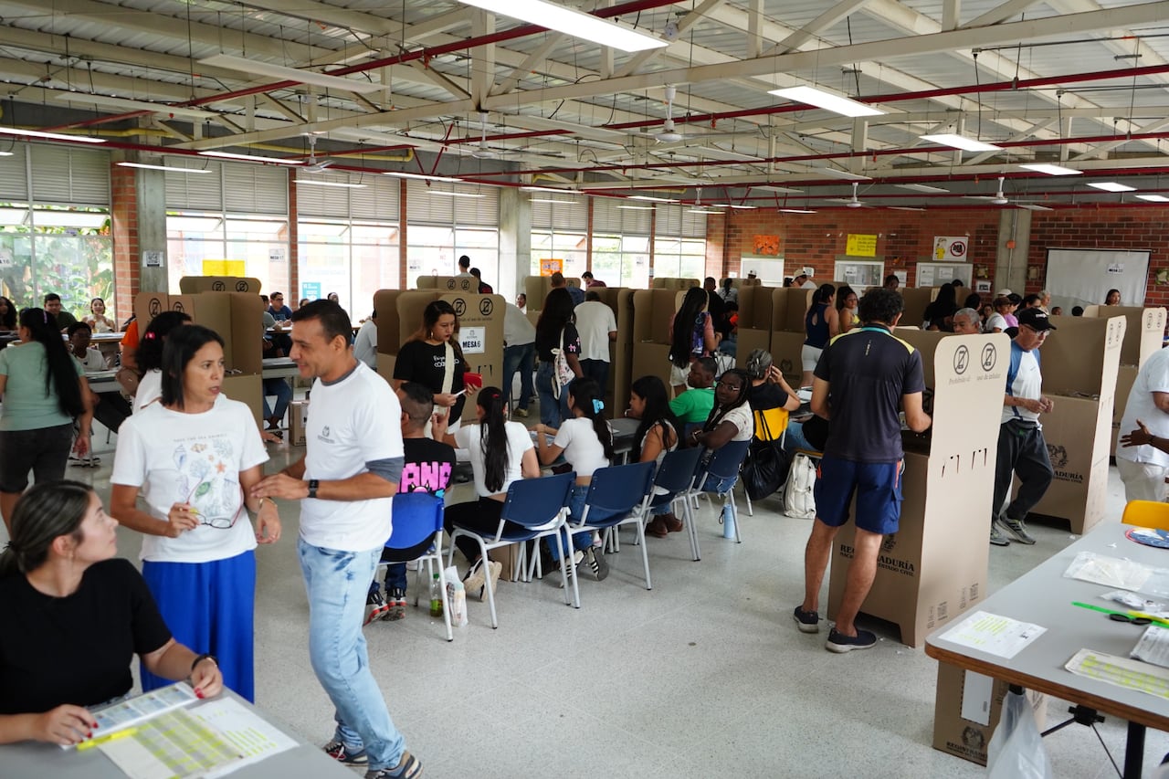 Elecciones presidenciales, votación en la ciudad de Cali