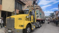 Con esta imagen, los usuarios de la vía Panamericana denunciaron este nuevo asalto, registrado a la altura del sector de Mercaderes, Cauca.