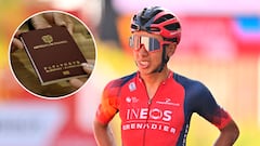 Egan Bernal acudió a una oficina de Cancillería para renovar su pasaporte.