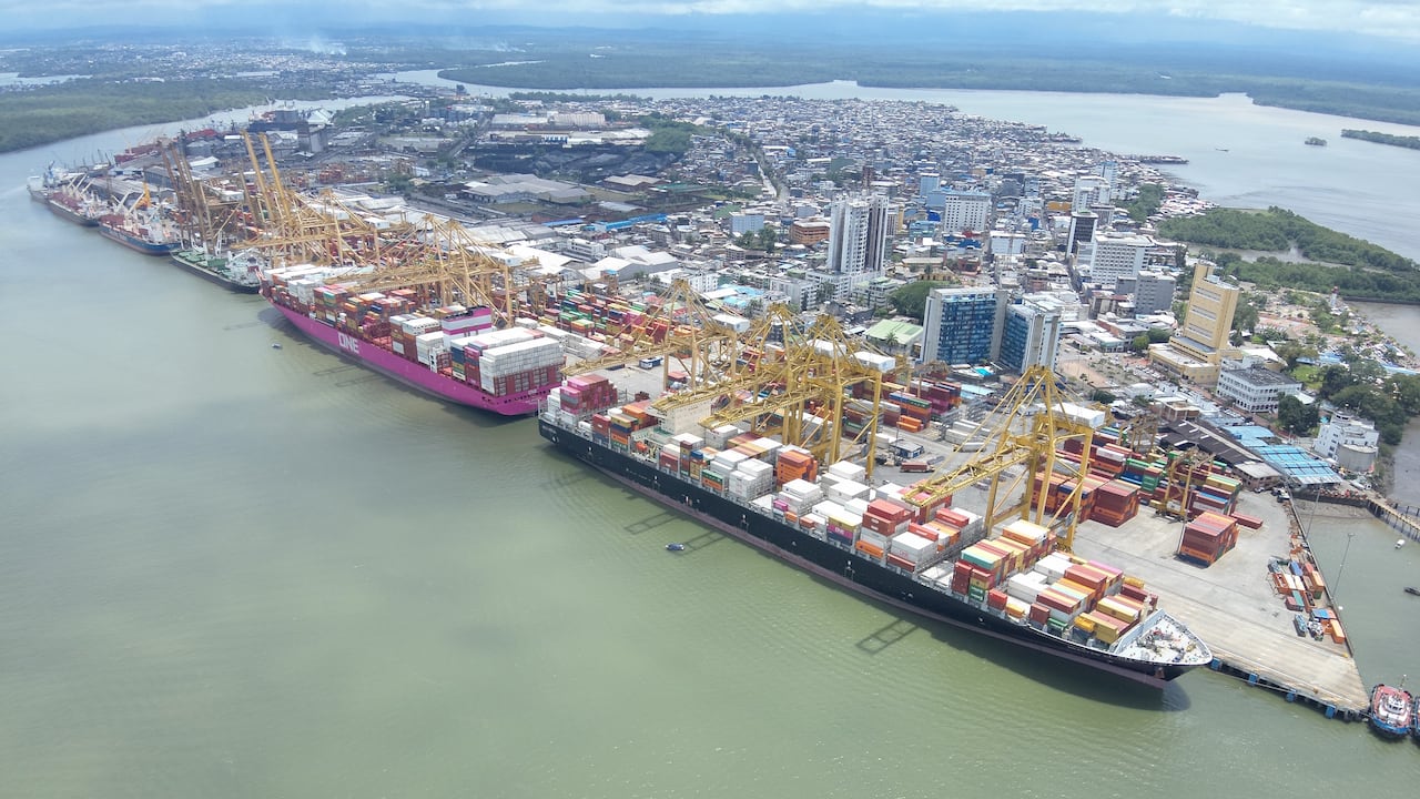 El puerto de Buenaventura, eje estratégico para el comercio exterior del país.