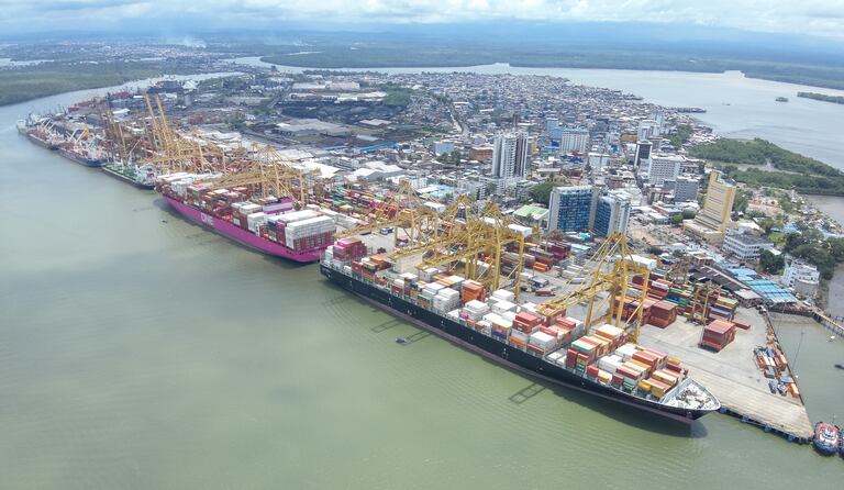 El puerto de Buenaventura, eje estratégico para el comercio exterior del país.