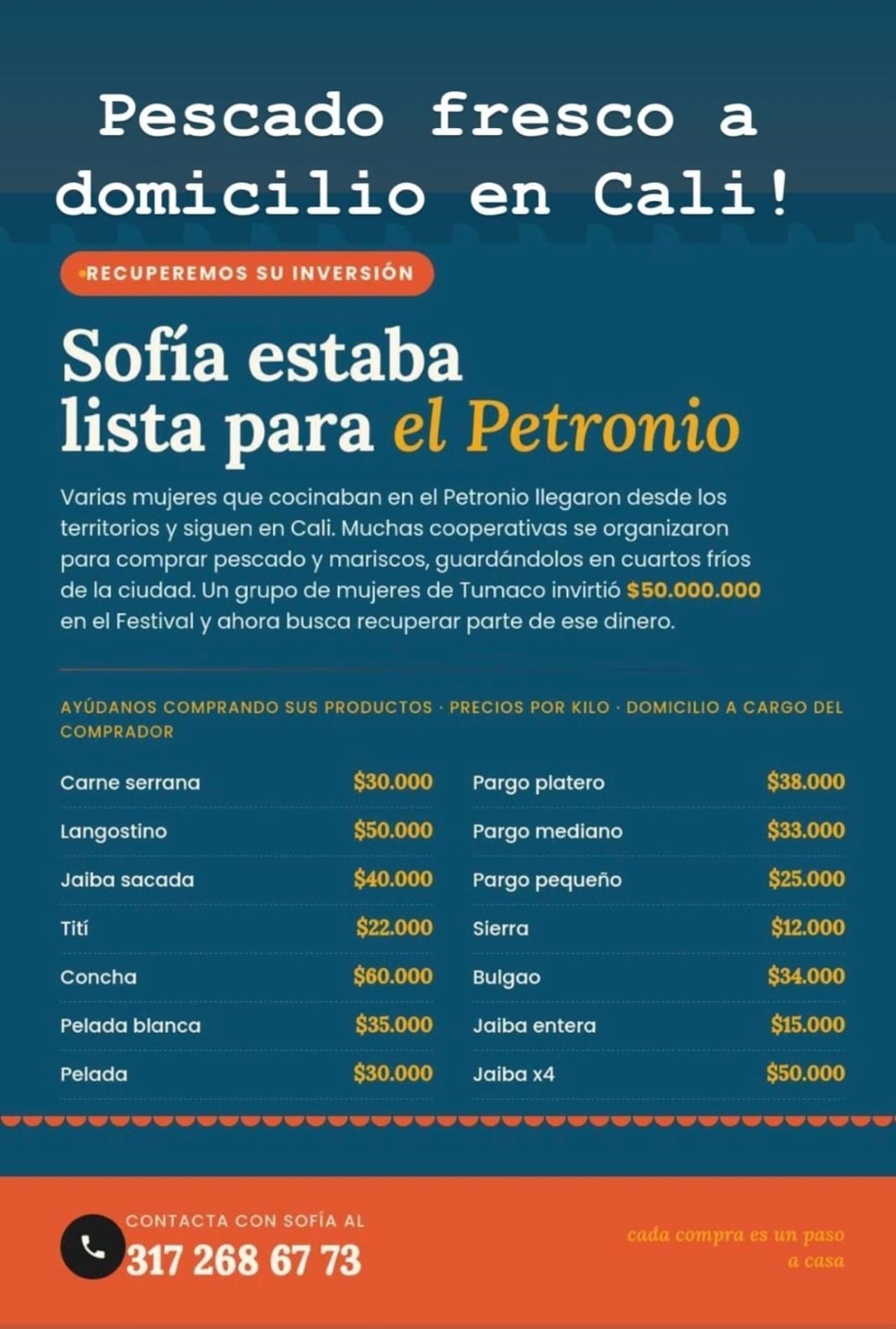 Cocineras del Petronio buscan recuperar su inversión tras la cancelación del festival
