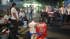 Protesta de vendedores en el estadio Pascual Guerrero.