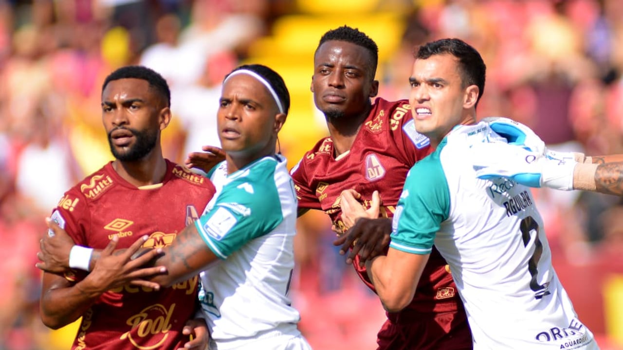 Imagen del partido entre Deportes Tolima y Deportivo Cali por la fecha 19 del primer semestre de la Liga Colombiana 2026.