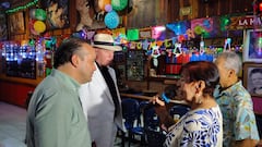 John McNamara, visitó el barrio Obrero, en el marco de la Feria de Cali, por invitación del alcalde Alejandro Eder.