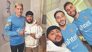 El barbero vallecaucano llegó a la delegación de Uruguay gracias al futbolista Rodrigo Bentancur.