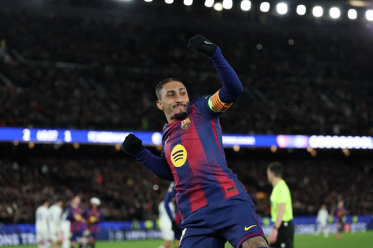 Raphinha fue una de las figuras del Barcelona en el triunfo sobre el Copenahgue.