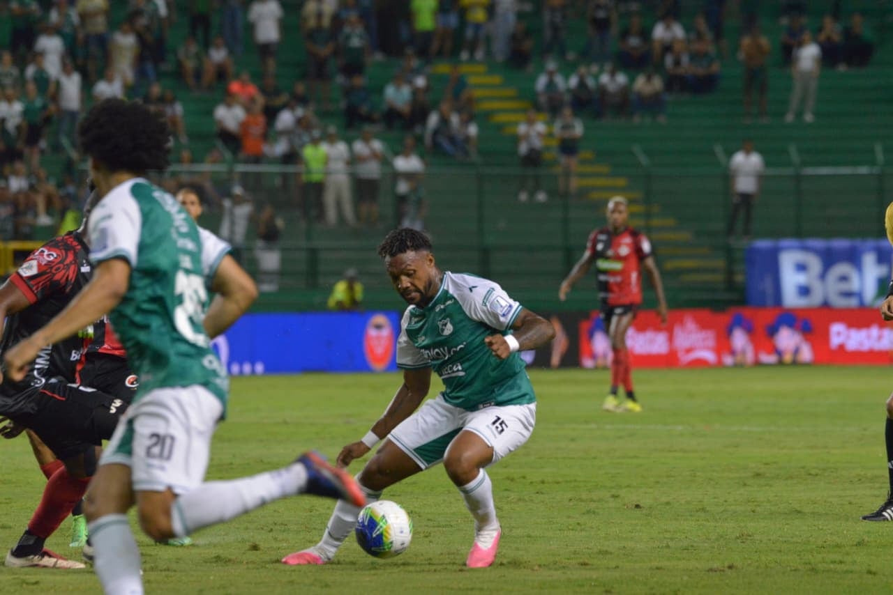 Momento del partido entre Deportivo Cali y Cúcuta Deportivo por la fecha 11 del segundo semestre de la Liga Colombiana 2026.
