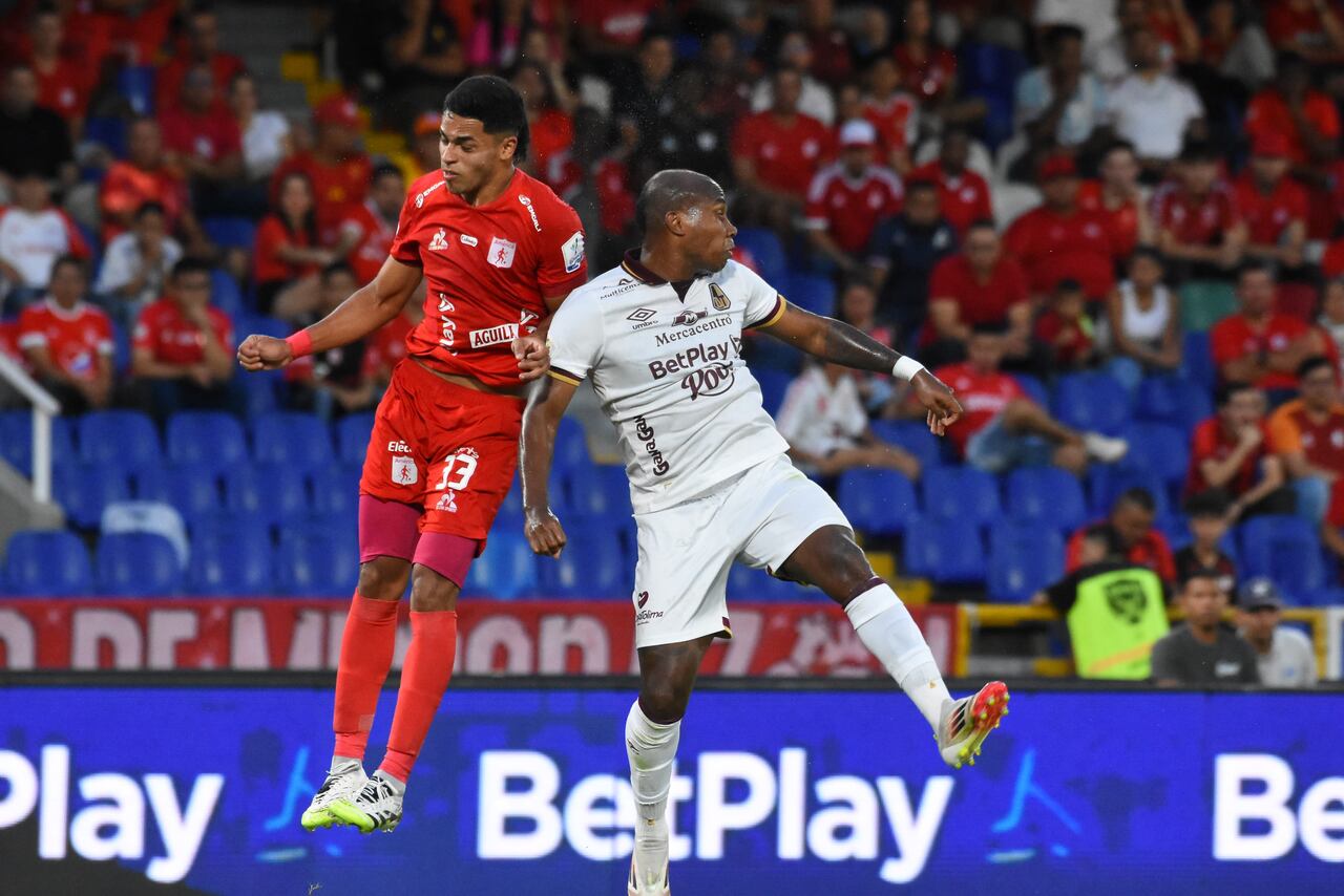 Partido América vs Tolima Liga Betplay II 2025, Resultado Parcial 0-1 pierden los diablos rojos.
Fotos Aymer Andrés Álvarez El País