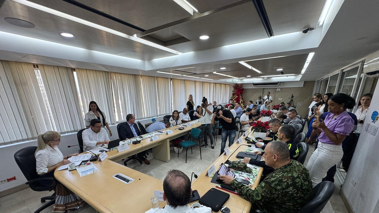 Consejo de seguridad entre la Gobernación del Valle del Cauca y la Alcaldía de Cali.