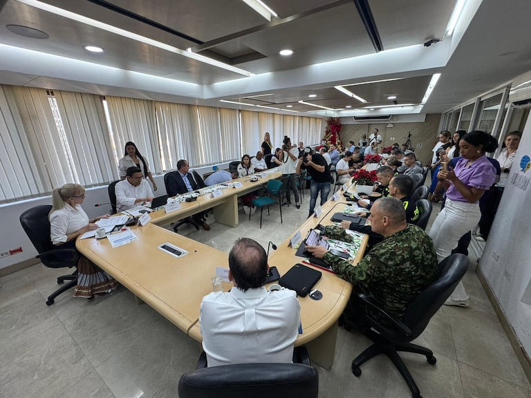 Consejo de seguridad entre la Gobernación del Valle del Cauca y la Alcaldía de Cali.