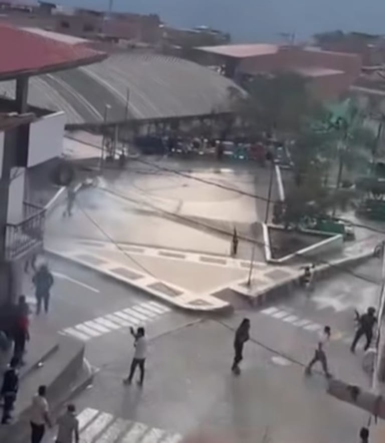 Momentos de tensión se registraron en Policarpa, Nariño, durante el hostigamiento contra unidades de la Policía Nacional.