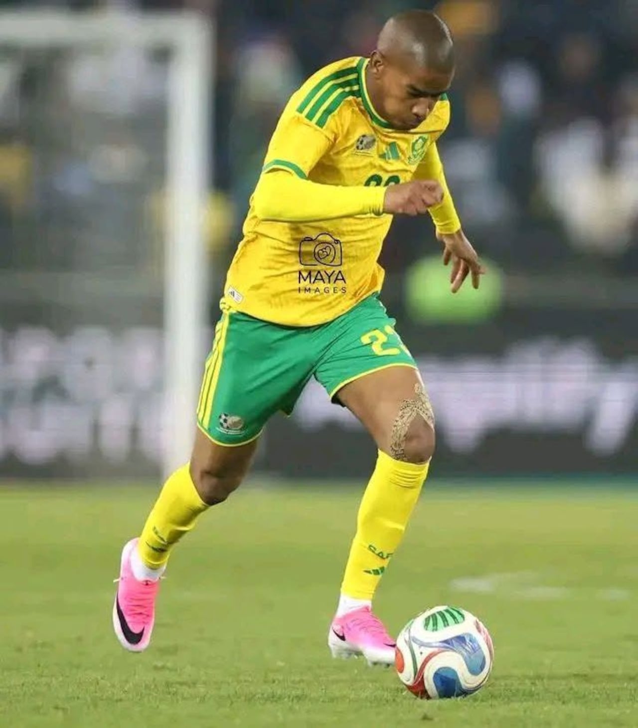 Adams había debutado recientemente con Sudáfrica en la Copa del Mundo y también fue una pieza importante en la destacada campaña del Mamelodi Sundowns en la CAF Champions League, consolidándose como una de las grandes promesas del fútbol africano.
