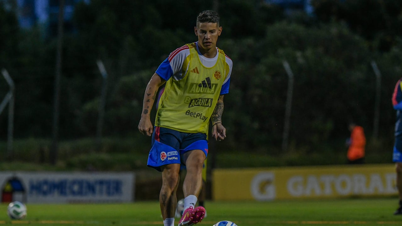 Fotos primer entrenamiento de la Selección Colombiana de Fútbol en el estadio de Techo en Bogotá para su partido de preparación frente a Costa Rica fotos Federación Colombiana de Fútbol