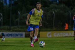 Fotos primer entrenamiento de la Selección Colombiana de Fútbol en el estadio de Techo en Bogotá para su partido de preparación frente a Costa Rica fotos Federación Colombiana de Fútbol
