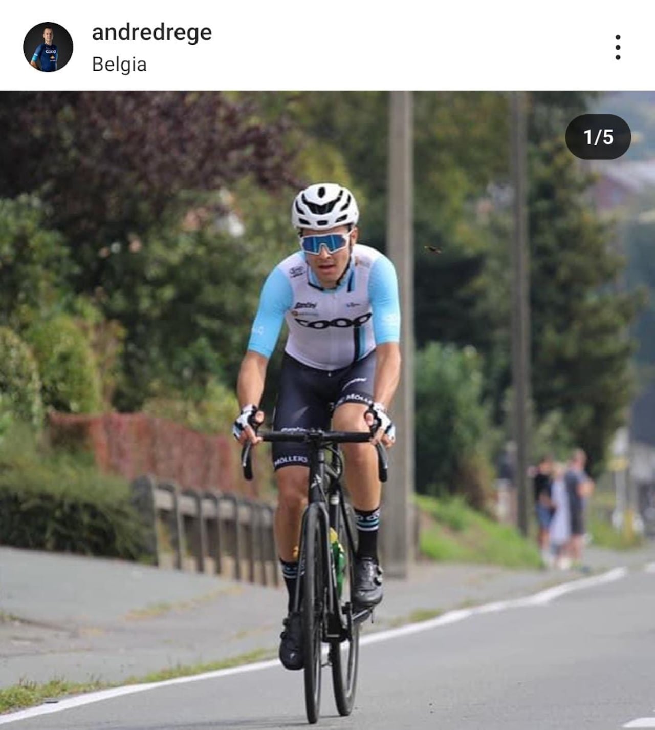 El ciclista empezó su carrera en el año 2022.