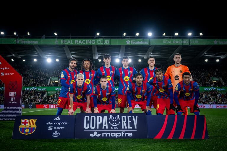 Once inicial del FC Barcelona para el partido de octavos de final de la Copa del Rey.