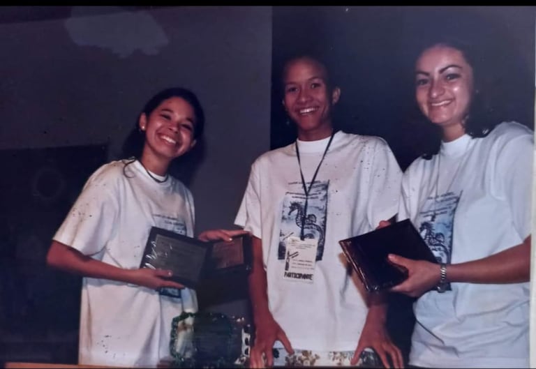 De izquierda a derecha: Linda Gallo Bedoya, Anyela Valencia y Cindy Milena Posada Montoya.